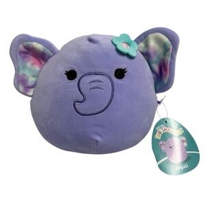 Squishmallows Anjali The Purple Elephant Plush Toy New With Tags
